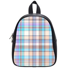 Plaid School Bag (small) by nate14shop