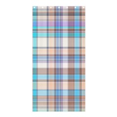 Plaid Shower Curtain 36  X 72  (stall)  by nate14shop