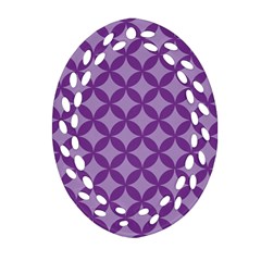 Purple-background Ornament (oval Filigree) by nate14shop