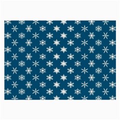 Snowflakes 001 Large Glasses Cloth by nate14shop