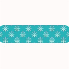 Snowflakes 002 Large Bar Mats by nate14shop