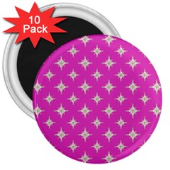 Star-pattern-b 001 3  Magnets (10 Pack)  by nate14shop