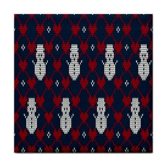 Christmas-seamless-knitted-pattern-background 002 Face Towel by nate14shop
