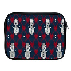 Christmas-seamless-knitted-pattern-background 002 Apple Ipad 2/3/4 Zipper Cases by nate14shop