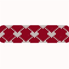 Christmas-seamless-knitted-pattern-background Large Bar Mats by nate14shop