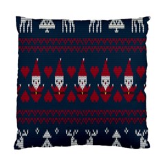 Christmas-seamless-knitted-pattern-background 005 Standard Cushion Case (two Sides) by nate14shop