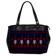 Christmas-seamless-knitted-pattern-background 005 Oversize Office Handbag by nate14shop