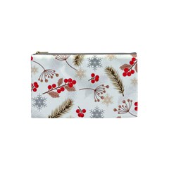 Christmas-seamless-pattern-with-fir-branches Cosmetic Bag (small) by nate14shop