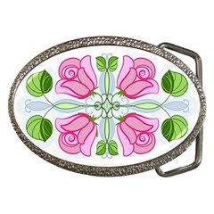 Figure Roses Flowers-ornament Belt Buckles