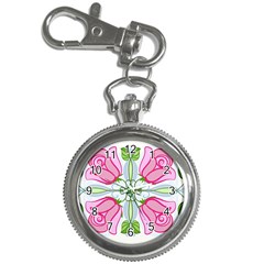 Figure Roses Flowers-ornament Key Chain Watches