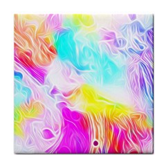 Background-drips-fluid-colorful Face Towel