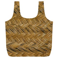 Esparto-tissue-braided-texture Full Print Recycle Bag (xl) by Jancukart