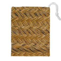 Esparto-tissue-braided-texture Drawstring Pouch (5xl) by Jancukart