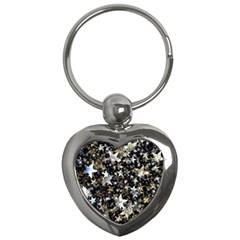 Background-star-christmas-advent Key Chain (heart)