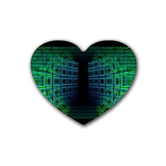 Technology-artificial-intelligence Rubber Heart Coaster (4 Pack)