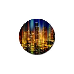 Skyline-light-rays-gloss-upgrade Golf Ball Marker by Jancukart