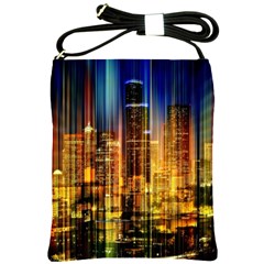 Skyline-light-rays-gloss-upgrade Shoulder Sling Bag by Jancukart