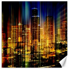 Skyline-light-rays-gloss-upgrade Canvas 12  X 12  by Jancukart