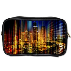 Skyline-light-rays-gloss-upgrade Toiletries Bag (one Side) by Jancukart