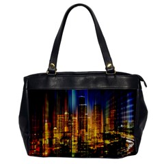 Skyline-light-rays-gloss-upgrade Oversize Office Handbag by Jancukart