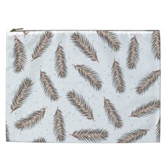 Christmas-seamless-pattern-with-gold-fir-branches Cosmetic Bag (xxl) by nate14shop