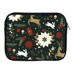 Hand Drawn Christmas Pattern Design Apple Ipad 2/3/4 Zipper Cases by nate14shop