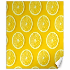 Lemon-fruits-slice-seamless-pattern Canvas 20  X 24  by nate14shop