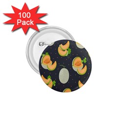 Melon-whole-slice-seamless-pattern 1 75  Buttons (100 Pack)  by nate14shop