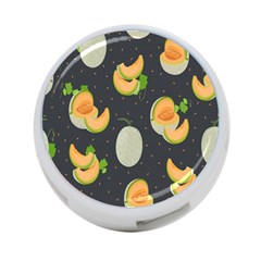 Melon-whole-slice-seamless-pattern 4-port Usb Hub (two Sides)