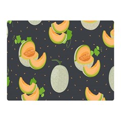 Melon-whole-slice-seamless-pattern Double Sided Flano Blanket (mini)  by nate14shop