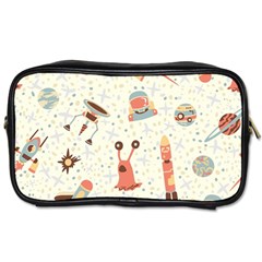 Seamless-background-with-spaceships-stars Toiletries Bag (one Side) by nate14shop