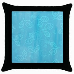 Seamless-pattern Throw Pillow Case (black)