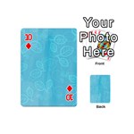 Seamless-pattern Playing Cards 54 Designs (Mini) Front - Diamond10