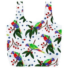 Seamless-pattern-with-parrot Full Print Recycle Bag (xxxl) by nate14shop