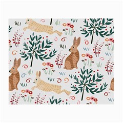 Seamless-pattern-with-rabbit Small Glasses Cloth (2 Sides) by nate14shop