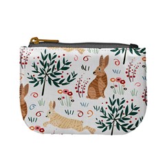 Seamless-pattern-with-rabbit Mini Coin Purse by nate14shop