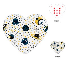 Seamless-pattern-with-spaceships-stars 002 Playing Cards Single Design (heart)