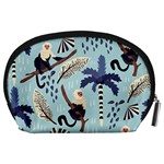 Tropical-leaves-seamless-pattern-with-monkey Accessory Pouch (Large) Back