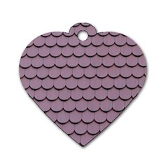 House-roof Dog Tag Heart (one Side) by nate14shop