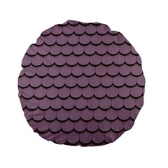 House-roof Standard 15  Premium Flano Round Cushions by nate14shop