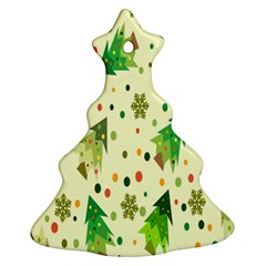 Hand Drawn Christmas Christmas Tree Ornament (two Sides) by nate14shop