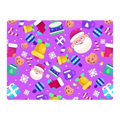 Flat-christmas-pattern-design Double Sided Flano Blanket (mini)  by nate14shop