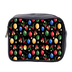 Gradient-christmas-pattern-design Mini Toiletries Bag (two Sides) by nate14shop