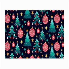 Hand-drawn-flat-christmas-pattern Small Glasses Cloth by nate14shop