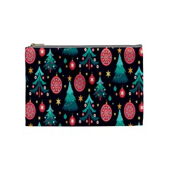 Hand-drawn-flat-christmas-pattern Cosmetic Bag (medium) by nate14shop