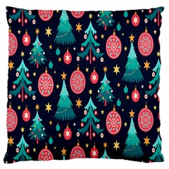 Hand-drawn-flat-christmas-pattern Standard Flano Cushion Case (two Sides) by nate14shop