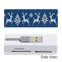 Knitted-christmas-pattern 001 Memory Card Reader (stick)