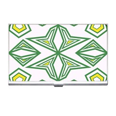 Abstract Pattern Geometric Backgrounds Business Card Holder by Eskimos