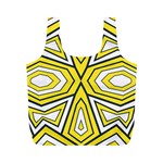 Abstract pattern geometric backgrounds  Full Print Recycle Bag (M) Front