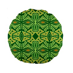 Abstract Pattern Geometric Backgrounds Standard 15  Premium Flano Round Cushions by Eskimos